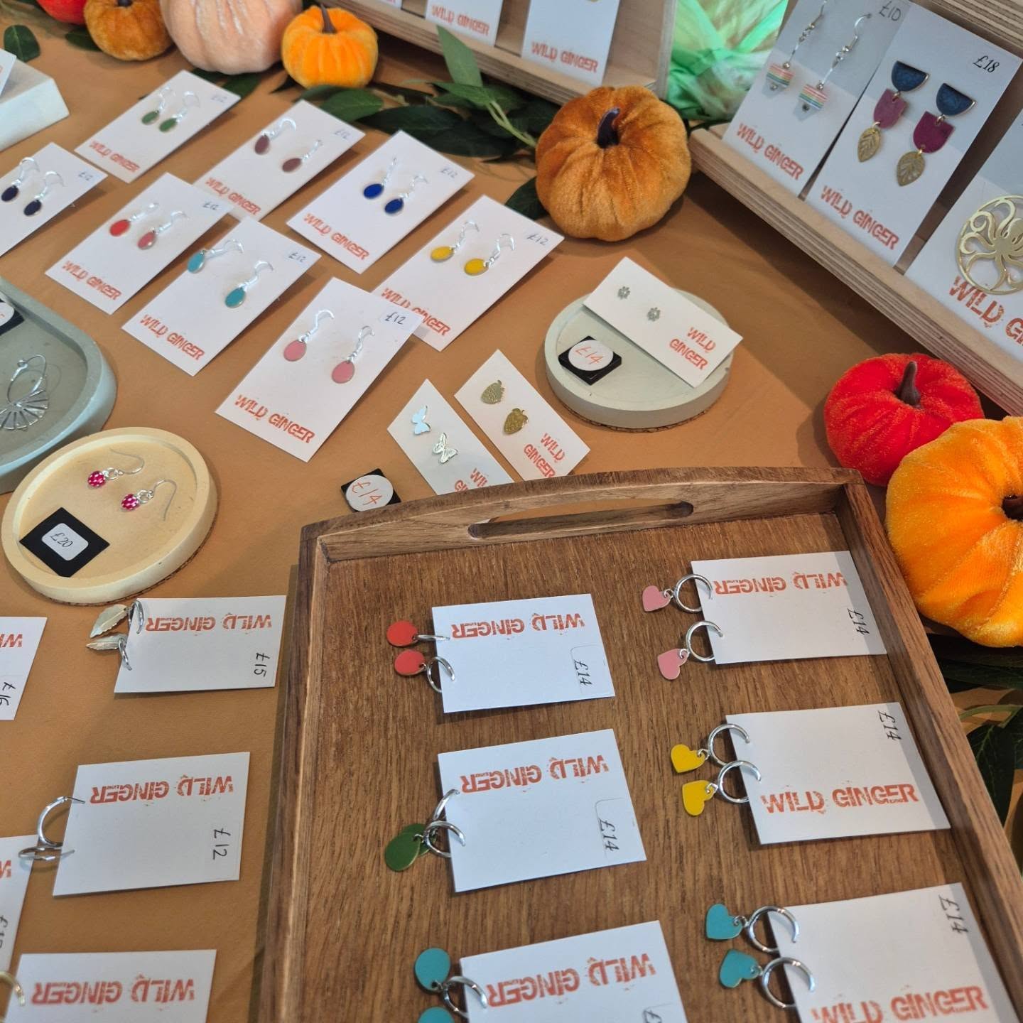 Wild Ginger stall at a makers market